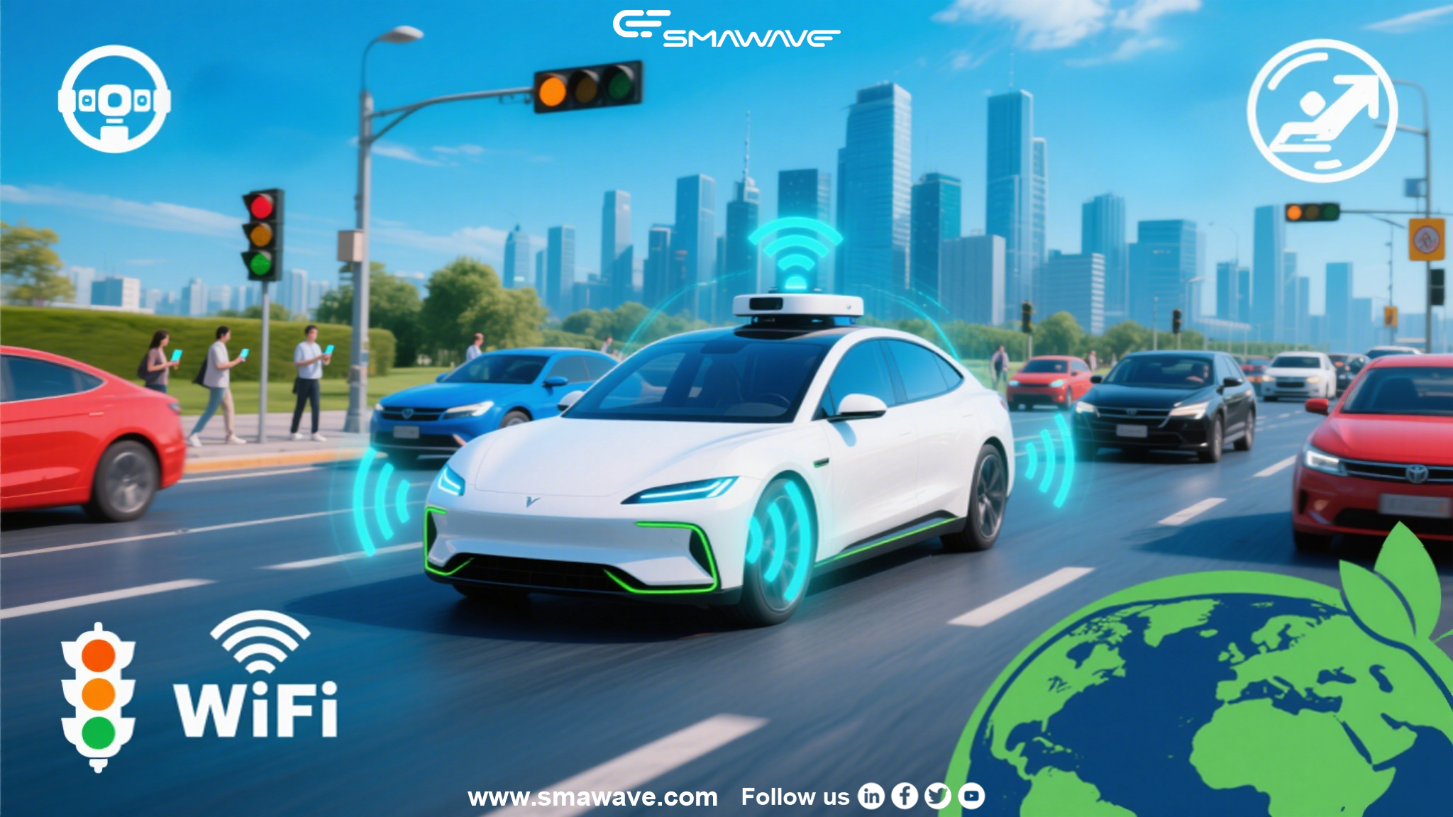 модули 5G способствуют развитию интеллектуальных транспортных систем