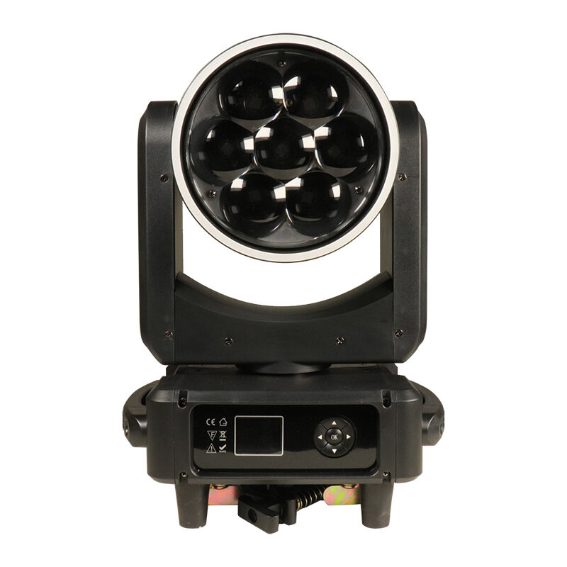 Mini 7×60W Bee  Eye Moving Light With Ring