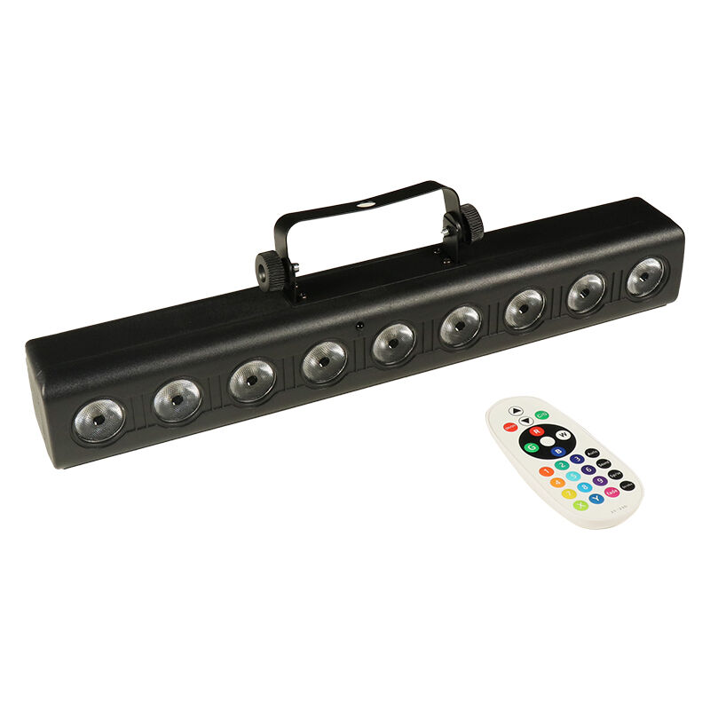 9×12W 4in1 LED Wash Bar Light Remote Control