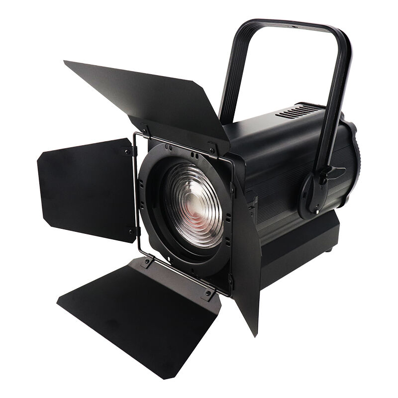 250W-350W Electronic Zoom Spotlight with Barndoor