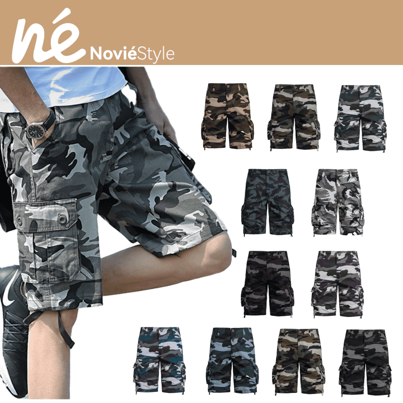 Men Denim Shorts Trousers Men's Jeans Cotton Camo Shorts for Men Camouflage Boys Shorts Summer Cargo Pants