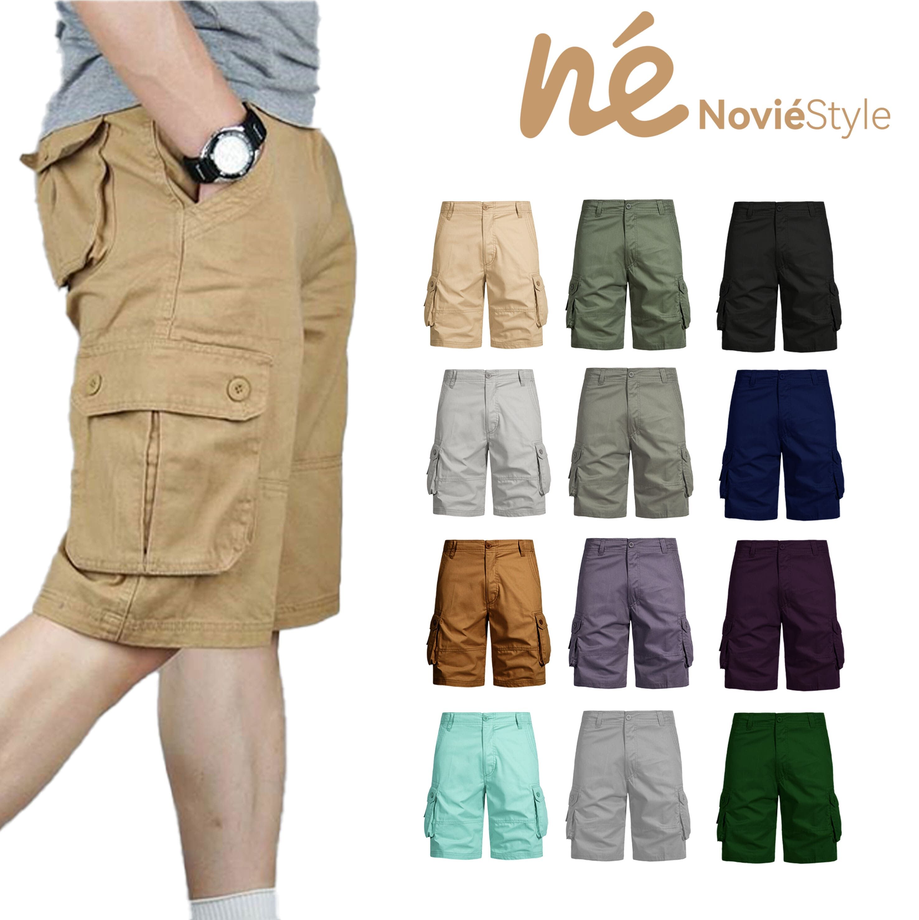 Wholesale Casual Summer Outdoor Cotton Men Half Pants 6 Pocket Cargo Shorts for Men