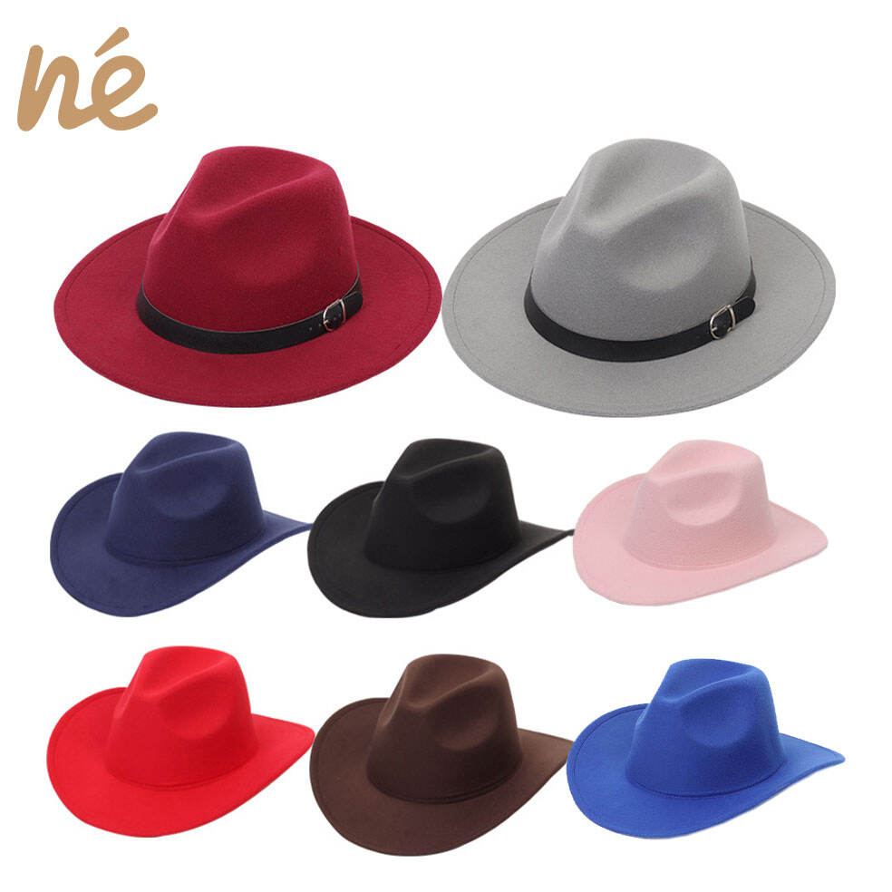 CUSTOM LOGO Luxury Wool Men Western Bands Unisex Texas Bulk Ranger Keychain Buy Wholesale Belt Buckle Cowboy Fedora Hats