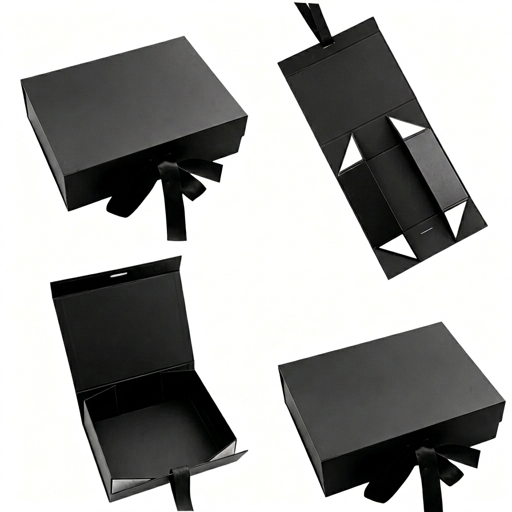 What are the primary commercial applications for sleek magnetic boxes?