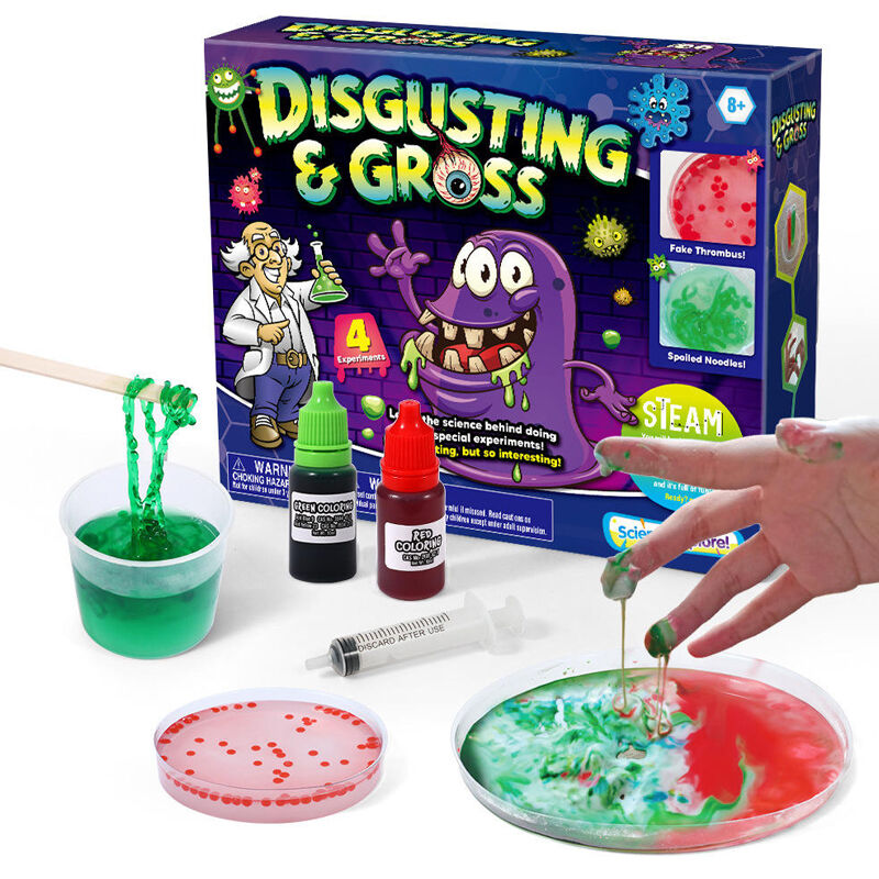Kids Science Exploration Disgusting Experiment Kit Inspires Scientific Exploration for Curious Young Learners