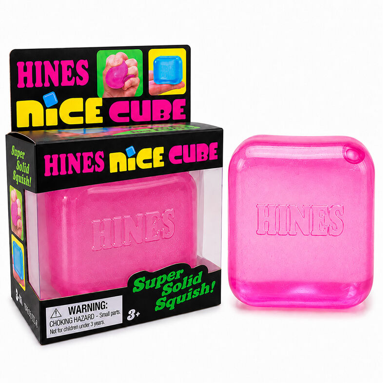 Blue Maltose Sensory Squishy Ice Cubes Toy Kids' Pressure Ball Square Plastic for Ages 5 to 7 Years Boys and Girls