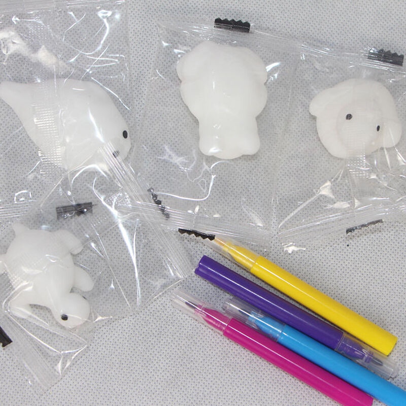 DIY Squishies Mochi Squeeze Toys Soft Collection Stress Reliever Mini Slow Rising Animal Toys