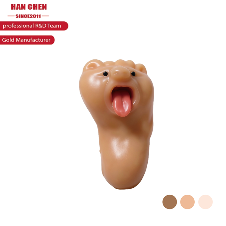 Funny Tongue Out Big Foot Squishy Fidget Toy Stress Relief Novelty Gag Sensory Squeeze