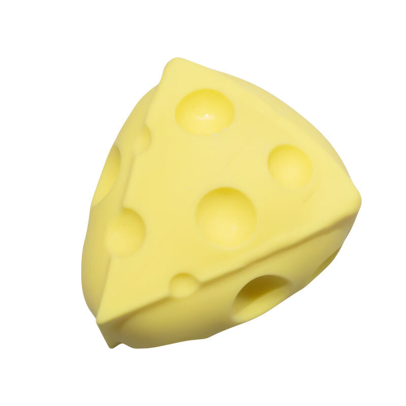 TPR Triangle Cheese Squishy Toy Soft Stress Relief Decompression Fidget Toy