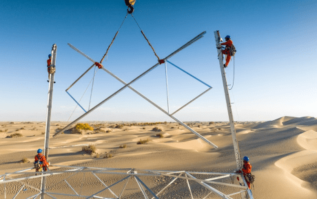 500KV　Transmission line tower