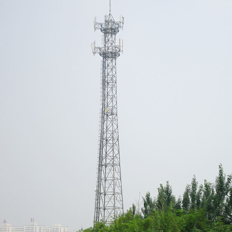 4 patas torre de rede de auto-suporte torre de comunicação antena de mastro de sinal