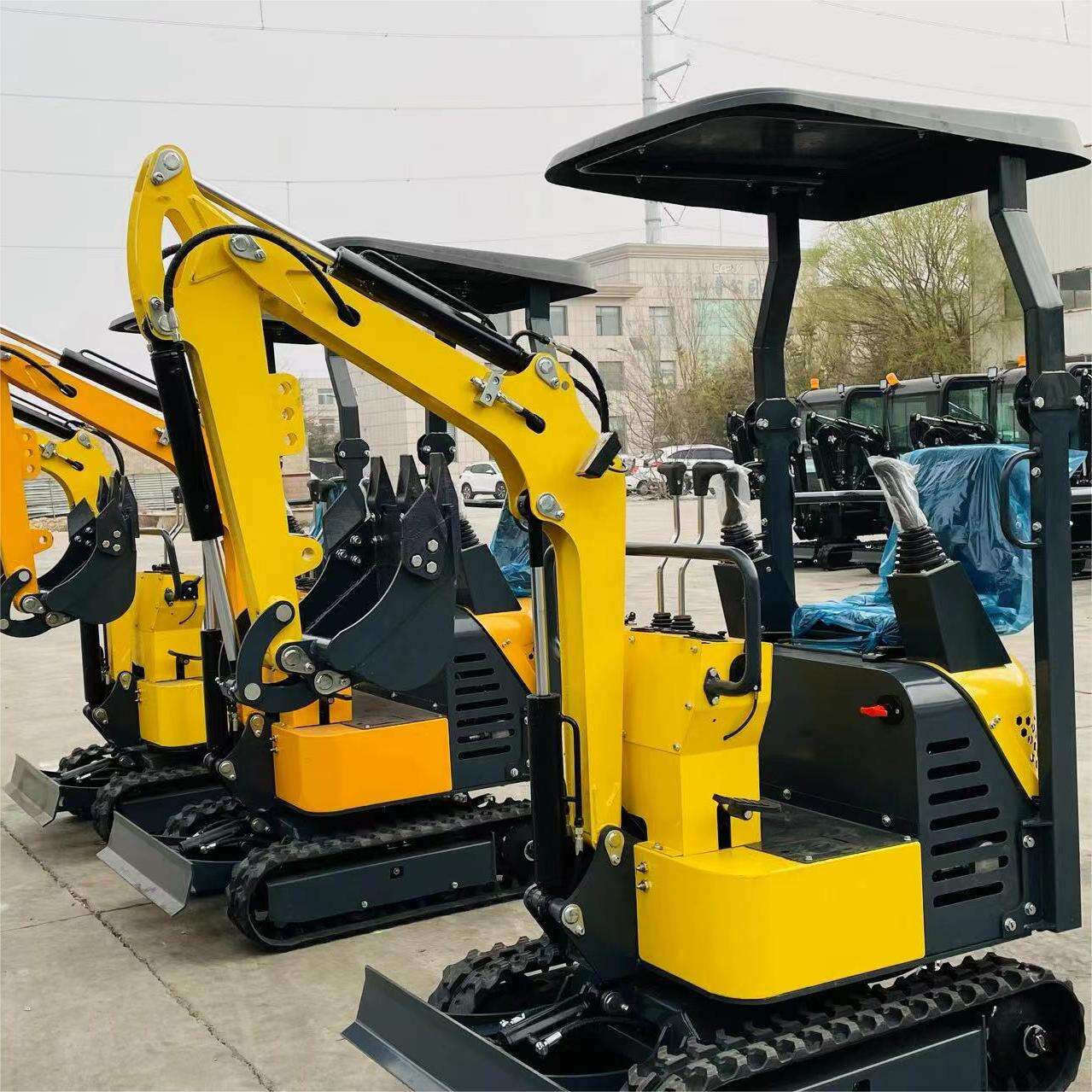 1.2Ton Mini Excavator Flexible Operation Even In Narrow Lanes