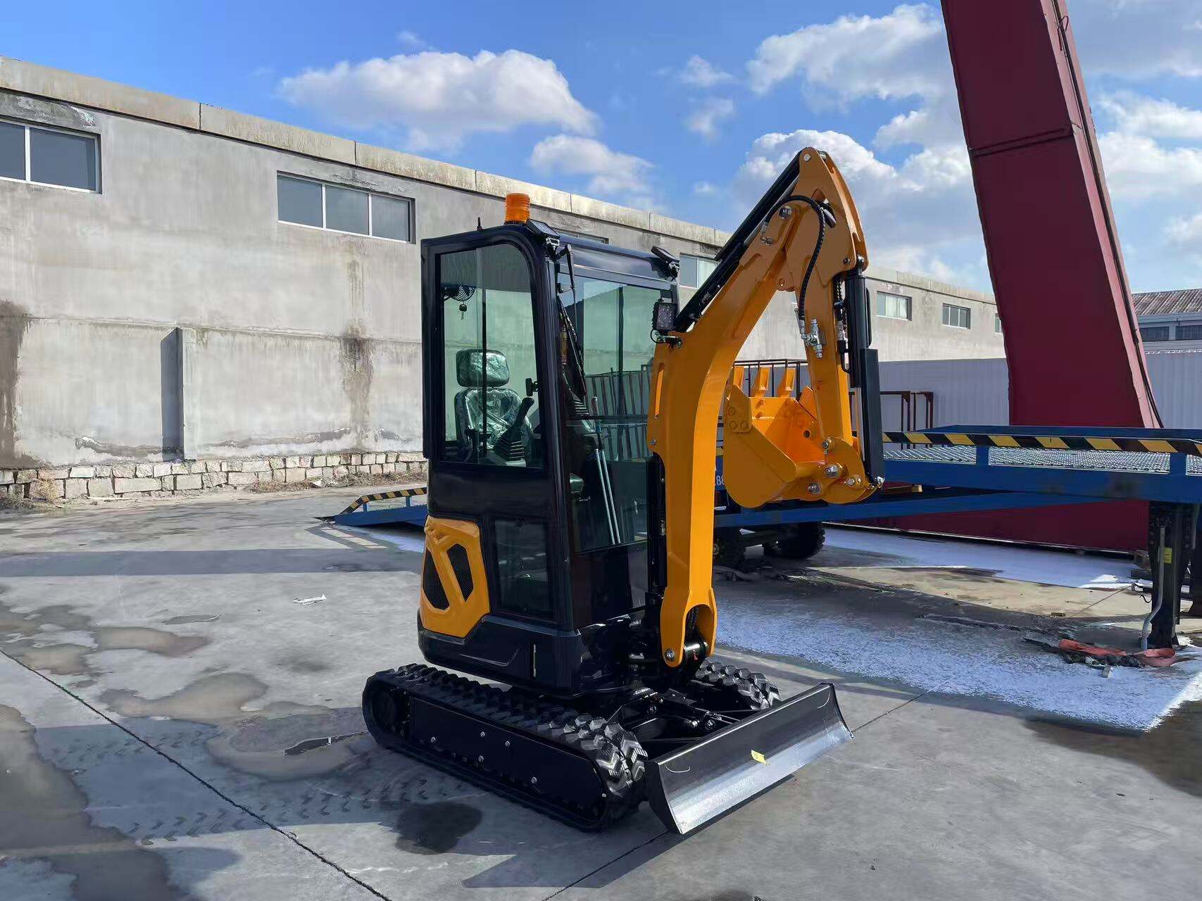 Eight excavators were delivered to the German client