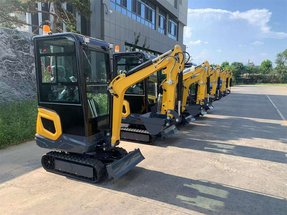 Five excavators exported to France