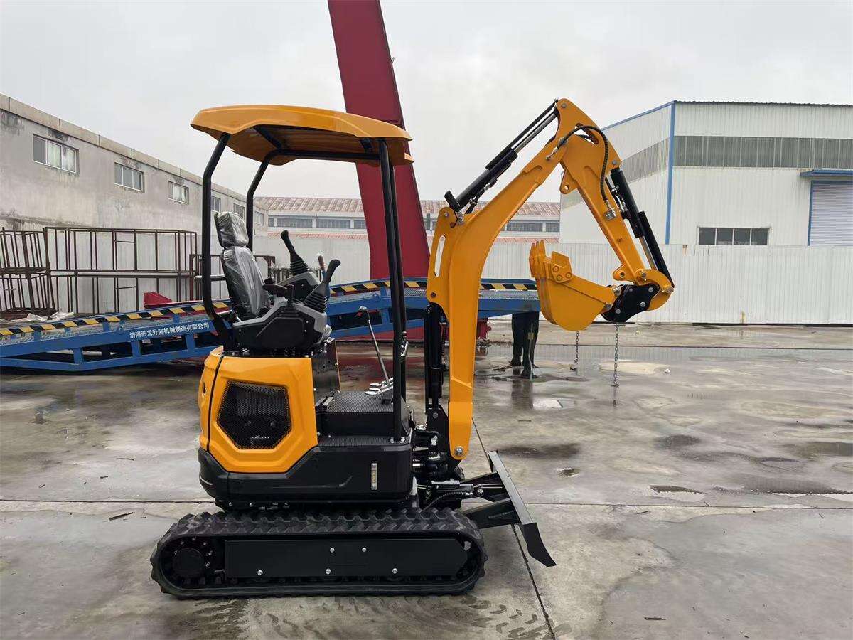 An excavator is being prepared for shipment to the United States tomorrow.