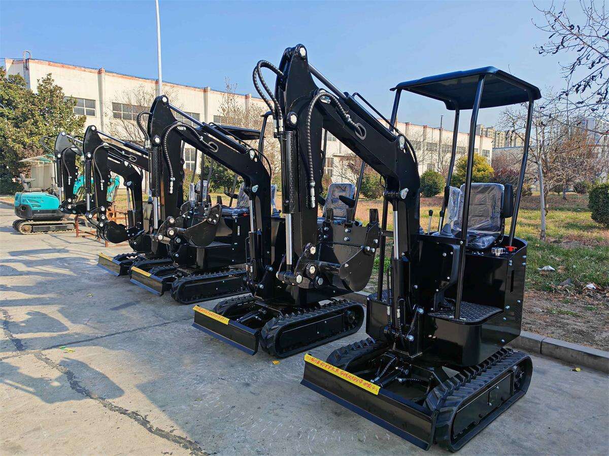 Four excavators packaged and shipped to Poland