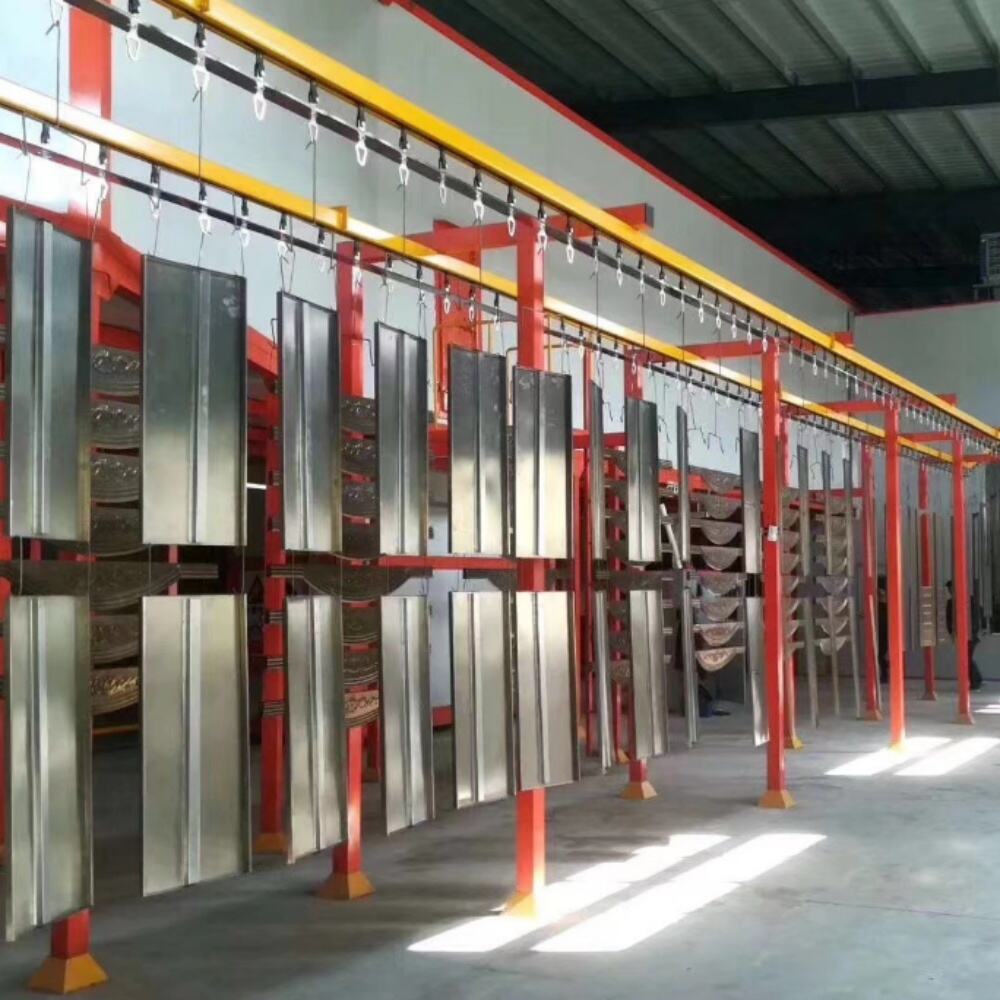 Which industries suit powder coating production lines best?