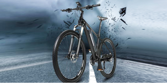 automated electrostatic spraying of bicycle frames-1