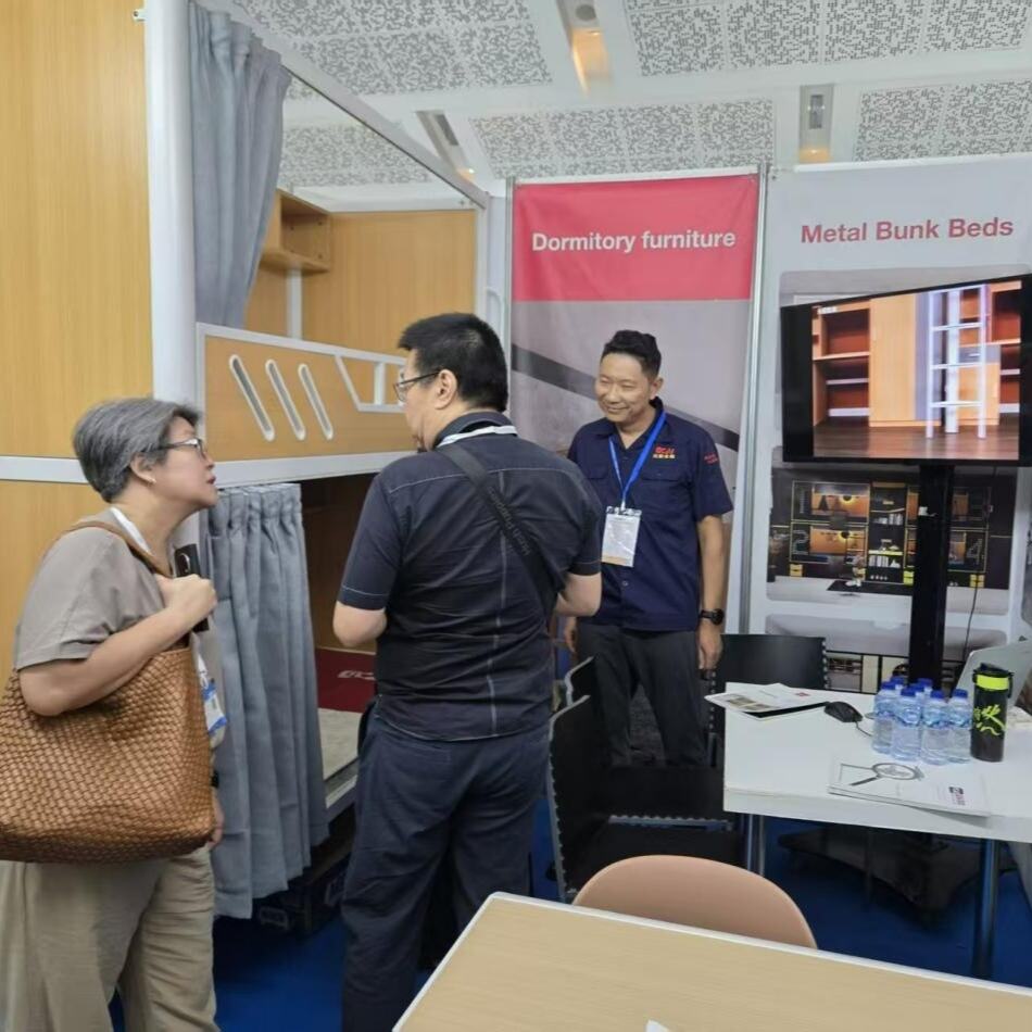 ບໍລິສັດ Suzhou Guangcai Metal Products Co., Ltd. ເຂົ້າຮ່ວມງານວາງສະແດງຢູ່ຈາກາຕ້າ ເພື່ອຂະຫຍາຍຕະຫຼາດເຄື່ອງເຟີນີເຈີໂຮງຮຽນໃນປະເທດອິນໂດເນເຊຍ