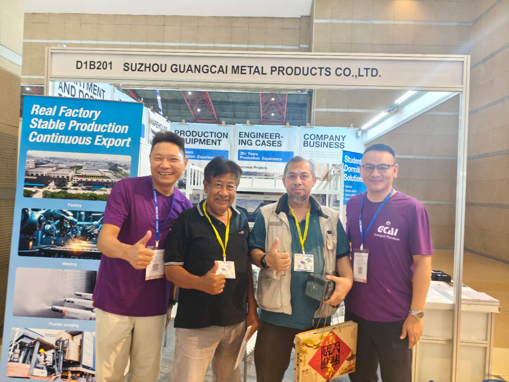Suzhou Guangcai Metal Products Co., Ltd. z powodzeniem zakończyła wystawę w Indonezji i rozpoczyna nową podróż w celu dalszej eksploracji rynku Azji Południowo-Wschodniej
