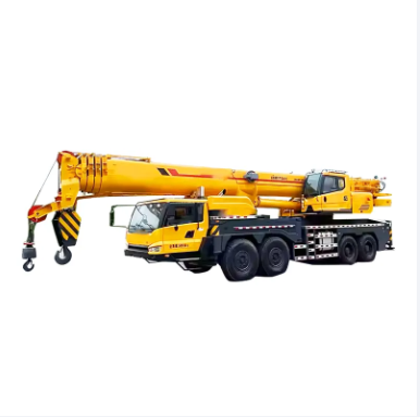 What are the primary advantages of using a truck crane for construction and heavy lifting?