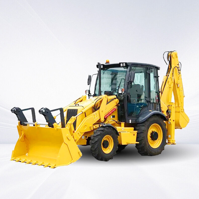Wheel Backhoe Loader for High Mobility