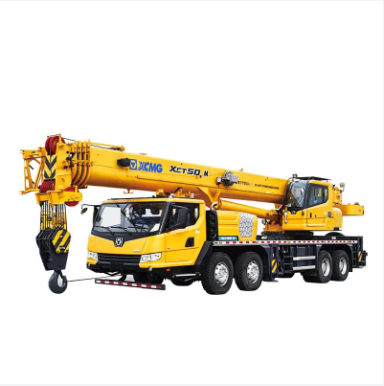 What are the safety measures that should be taken when operating a truck crane?