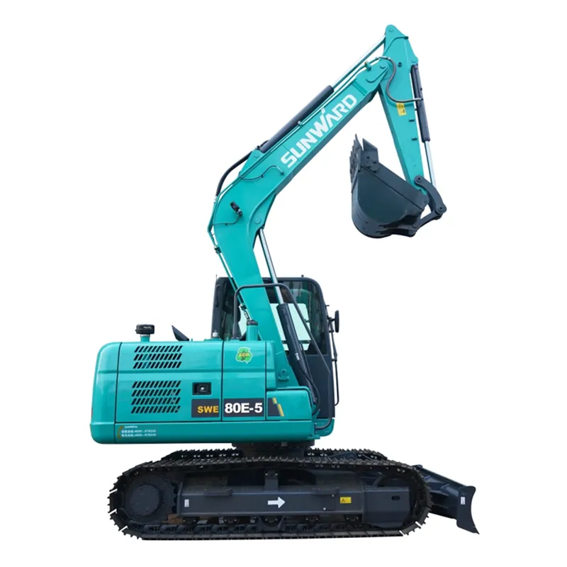 What is the main purpose of an excavator in a construction project?