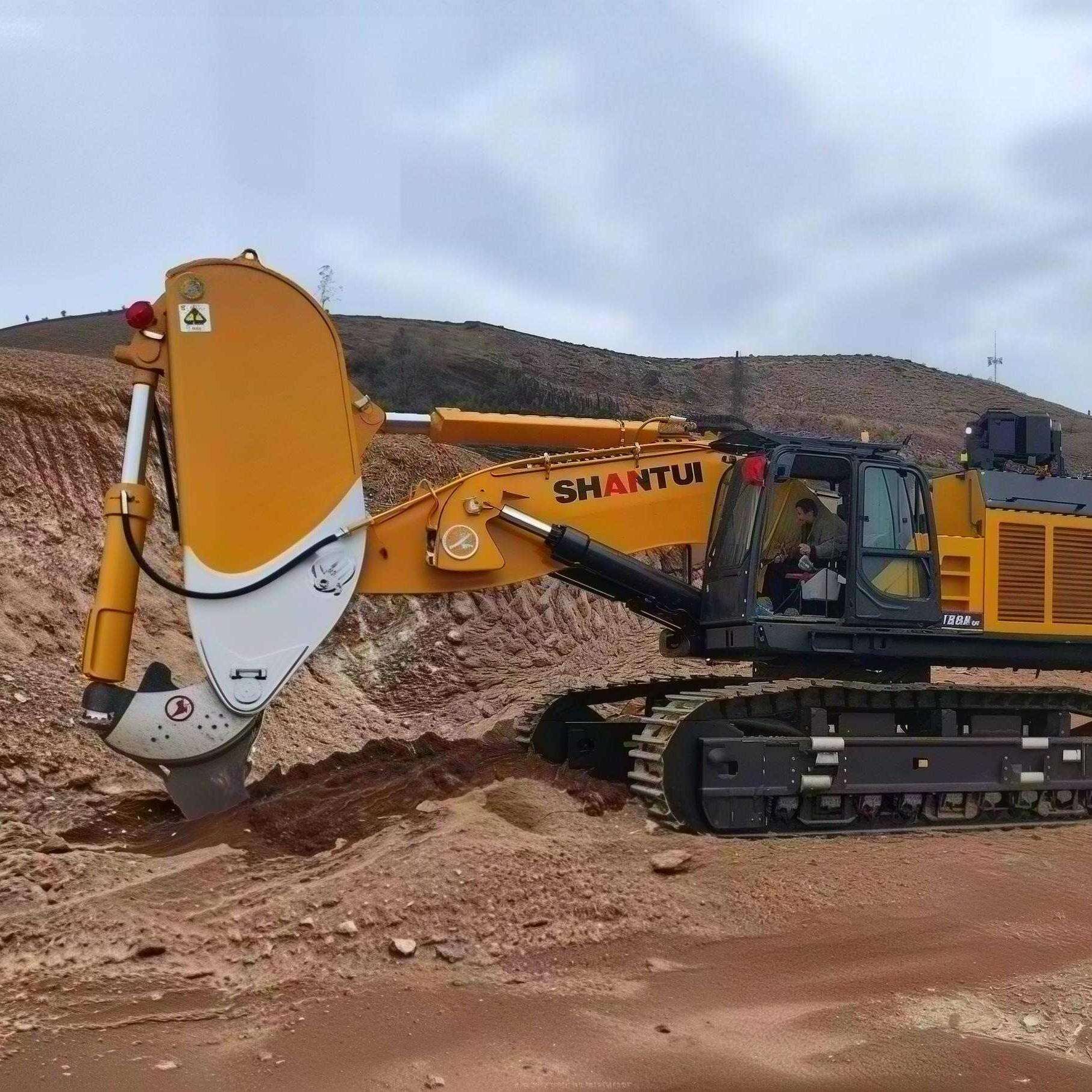 Premium-Bagger mit 100-Tonnen-Kapazität für den Bergbau erzielt bemerkenswerte Durchsatzleistung im Hartgestein-Steinbruch in Ostchina