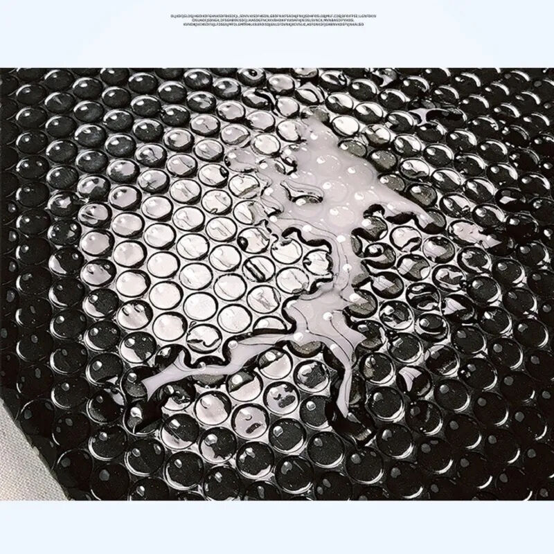 Black Color Customized Shipping Envelope air Bubble Mailers Bags manufacture