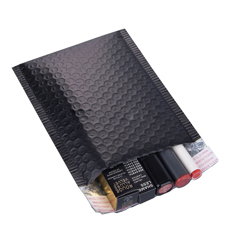 Black Color Customized Shipping Envelope air Bubble Mailers Bags factory