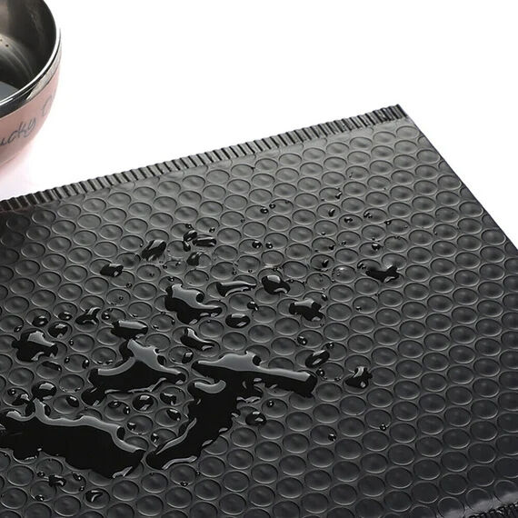 Black Color Customized Shipping Envelope air Bubble Mailers Bags supplier
