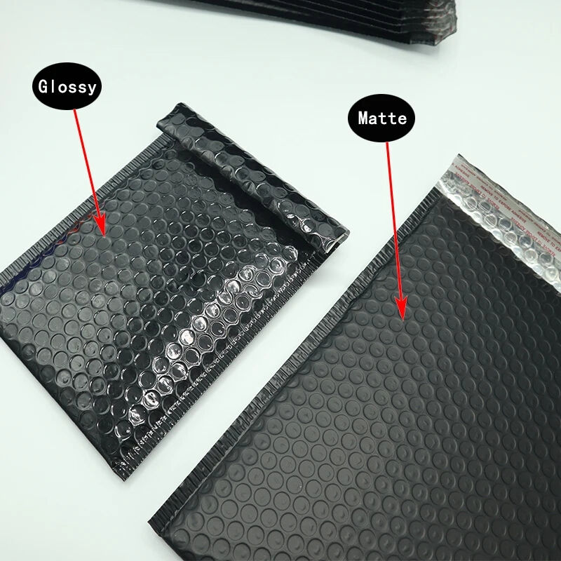 Black Color Customized Shipping Envelope air Bubble Mailers Bags manufacture