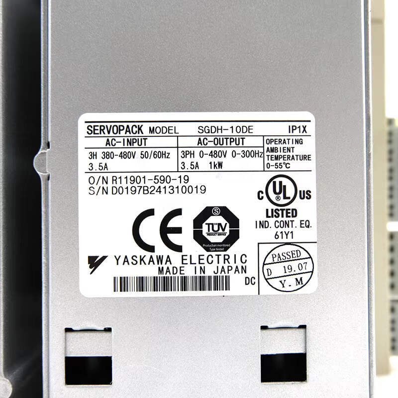 product japan original yaskawa servopack sigma 3 sigma v series sgdh 10de servo driver yaskawa servopack model-1