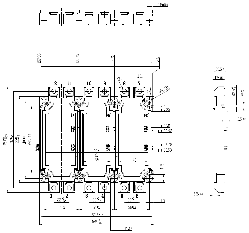 gd225htt120c7sigbt module6 in one packagestarpower-32