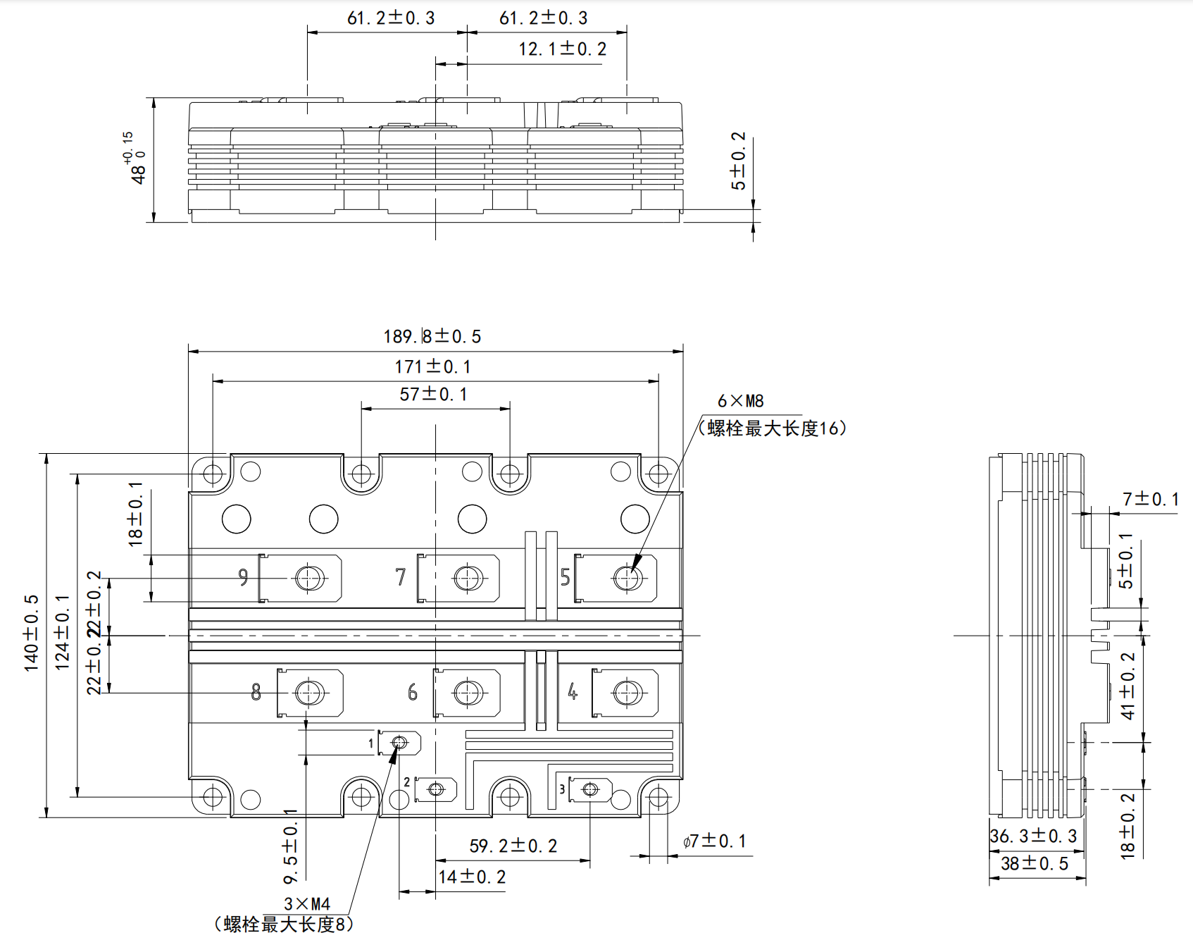 single switch igbt moduleymif750 65_crrc-42