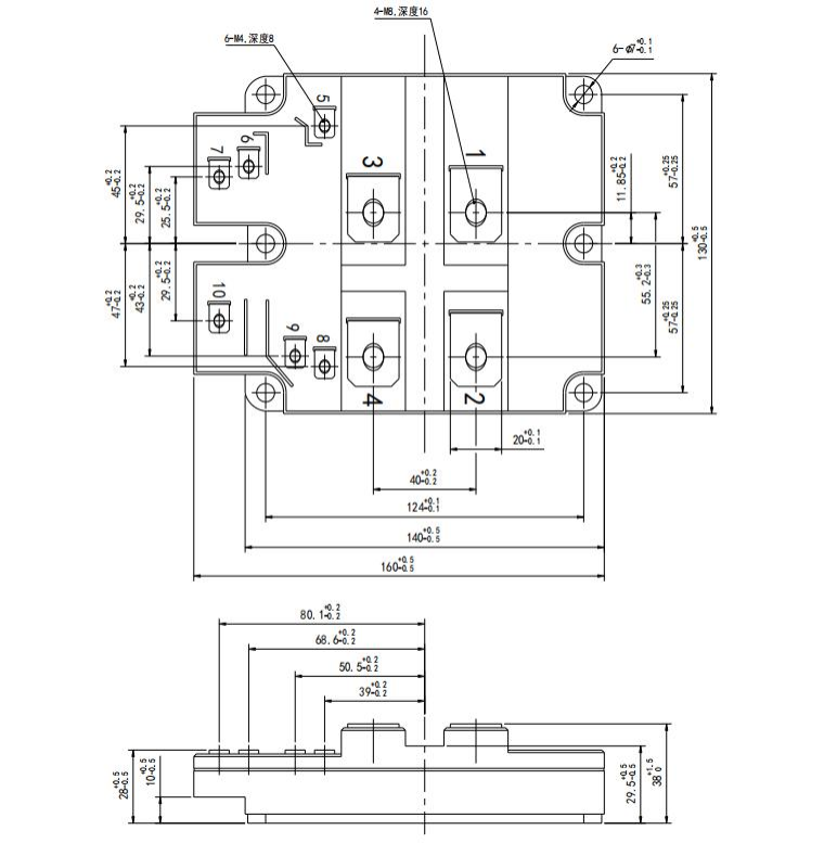 ymibd500 33tim500gdm33 psa011igbt module3300v 500a-36