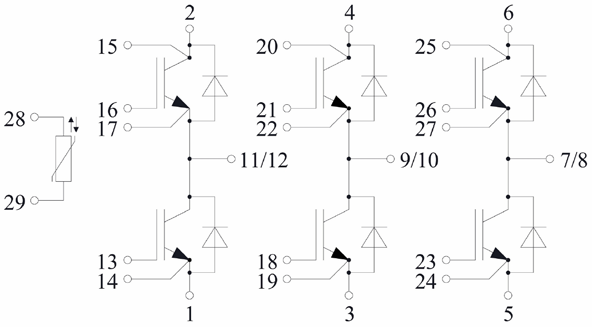 gd225htt120c7sigbt module6 in one packagestarpower-33