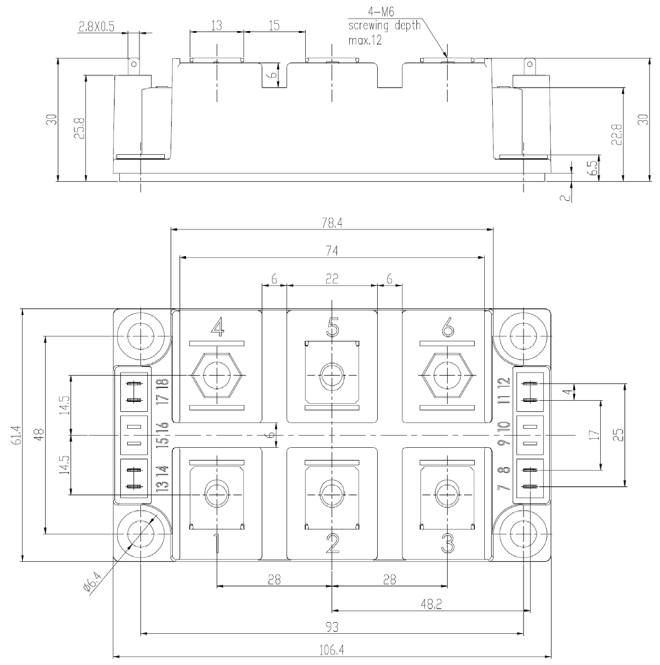 gd300tll120c2sigbt module1200v 300a 3 level in one packagestarpower-32