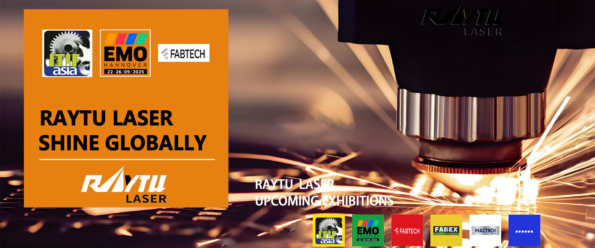 Shandong Raytu Laser – Upcoming Exhibitions 2025