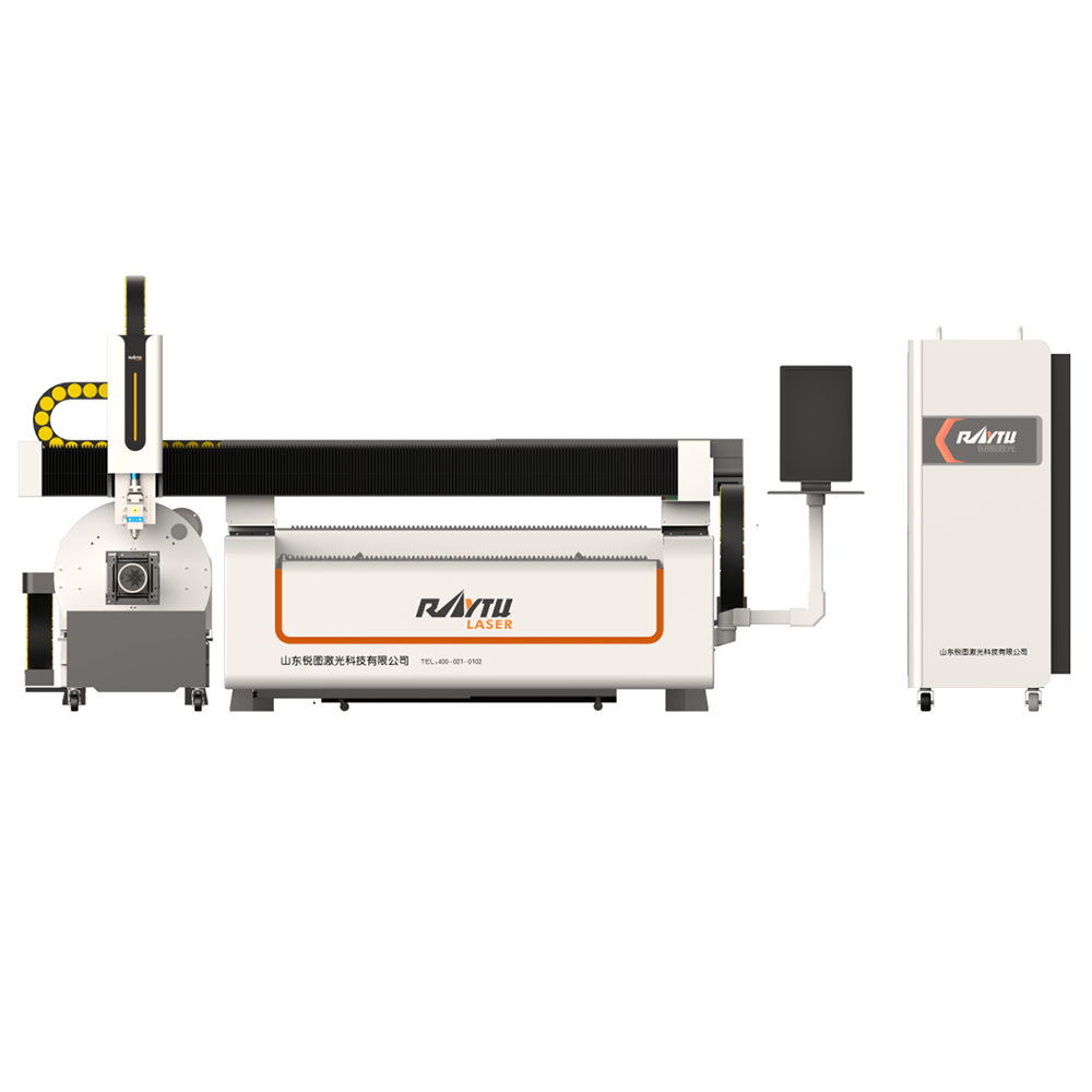 Tube And Sheet Exchange Platform Fiber Laser Cutting Machine