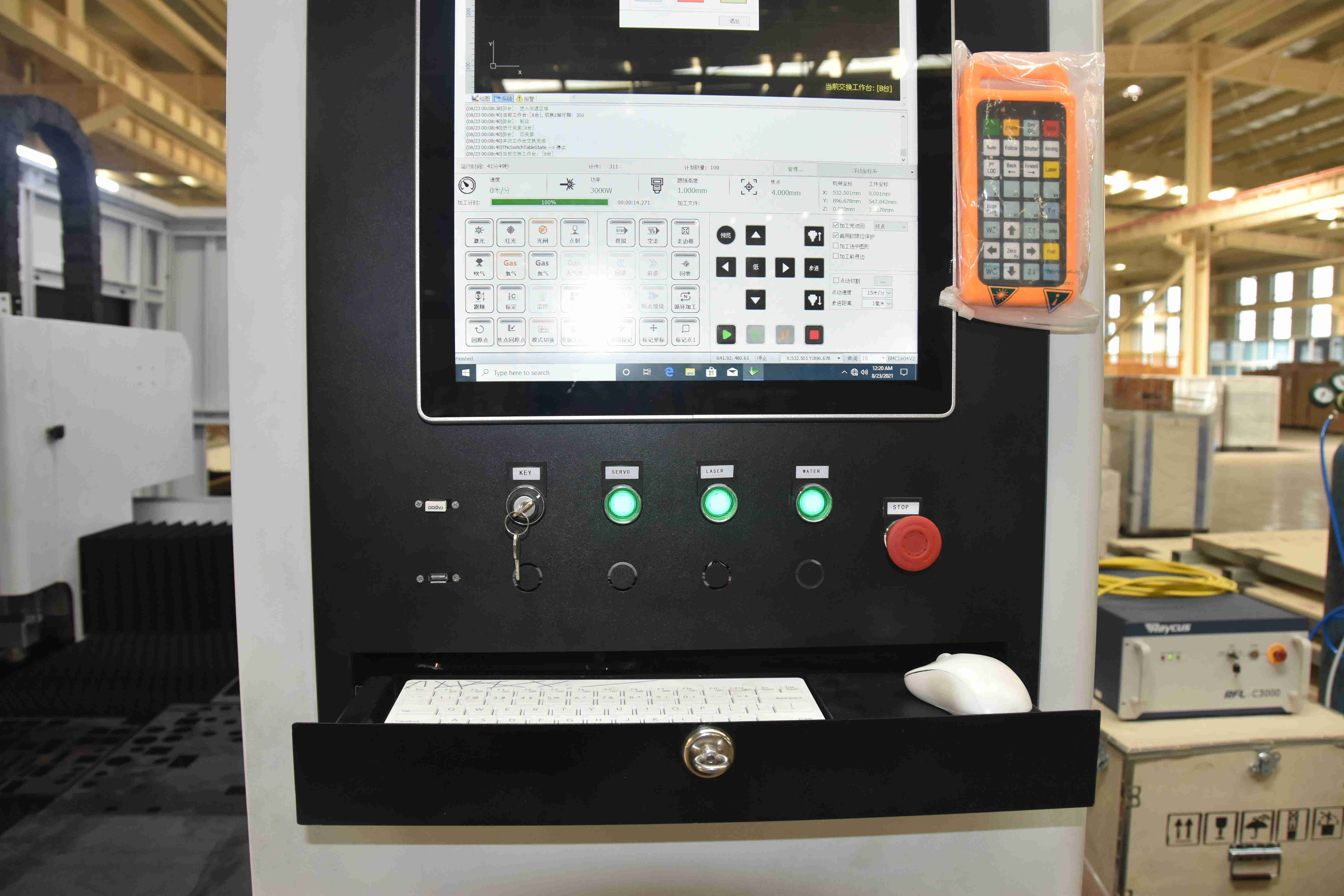 Perakitan Dengan Teknologi Canggih: Sistem Pemotongan Laser Serat Otomatis