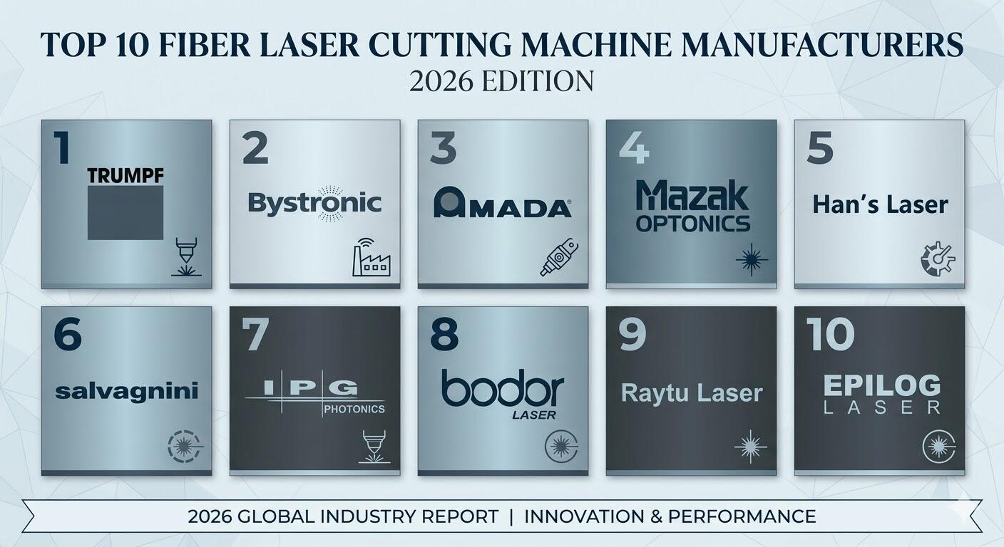 Top 10 Fiber Laser Cutting Machine Manufacturers to Watch in 2026