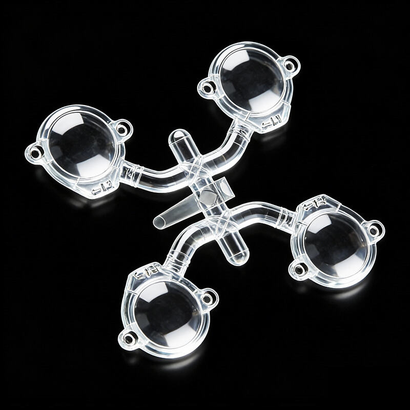 Medical Lens s136 stainless steel family Mold and PC transparent plastic injection molding molded parts