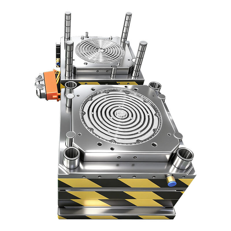 Optical base plastic lens injection mold and molding