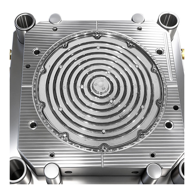 Optical base plastic lens injection mold and molding