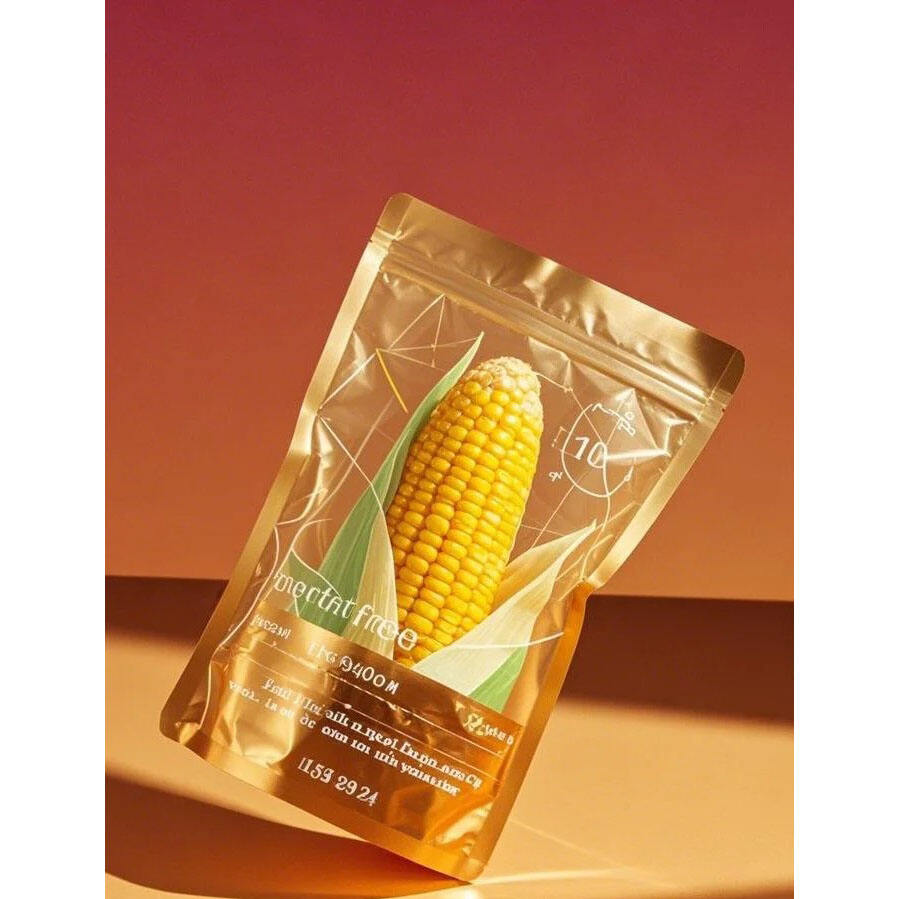 Polyester film locks fresh clothes, guarding the natural sweetness of corn