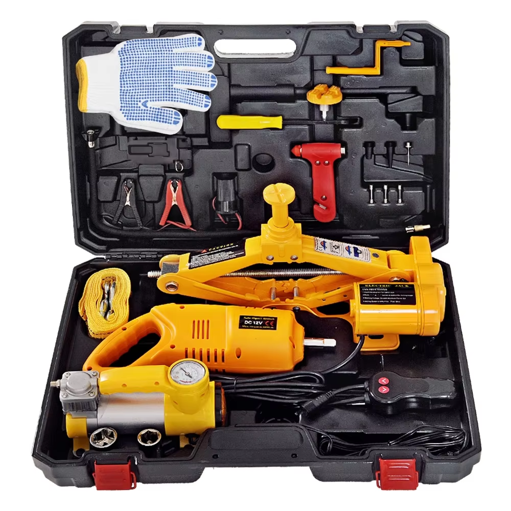 What makes a car jack safe and easy to use for vehicle maintenance?