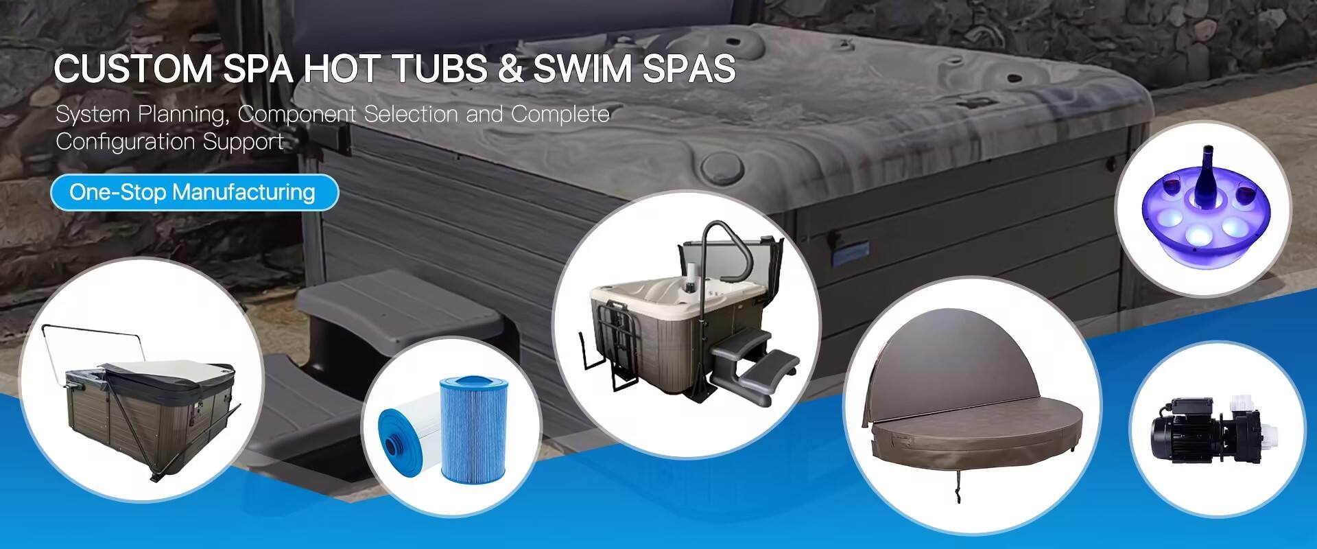CUSTOM SPA HOT TUBS & SWIM SPAS