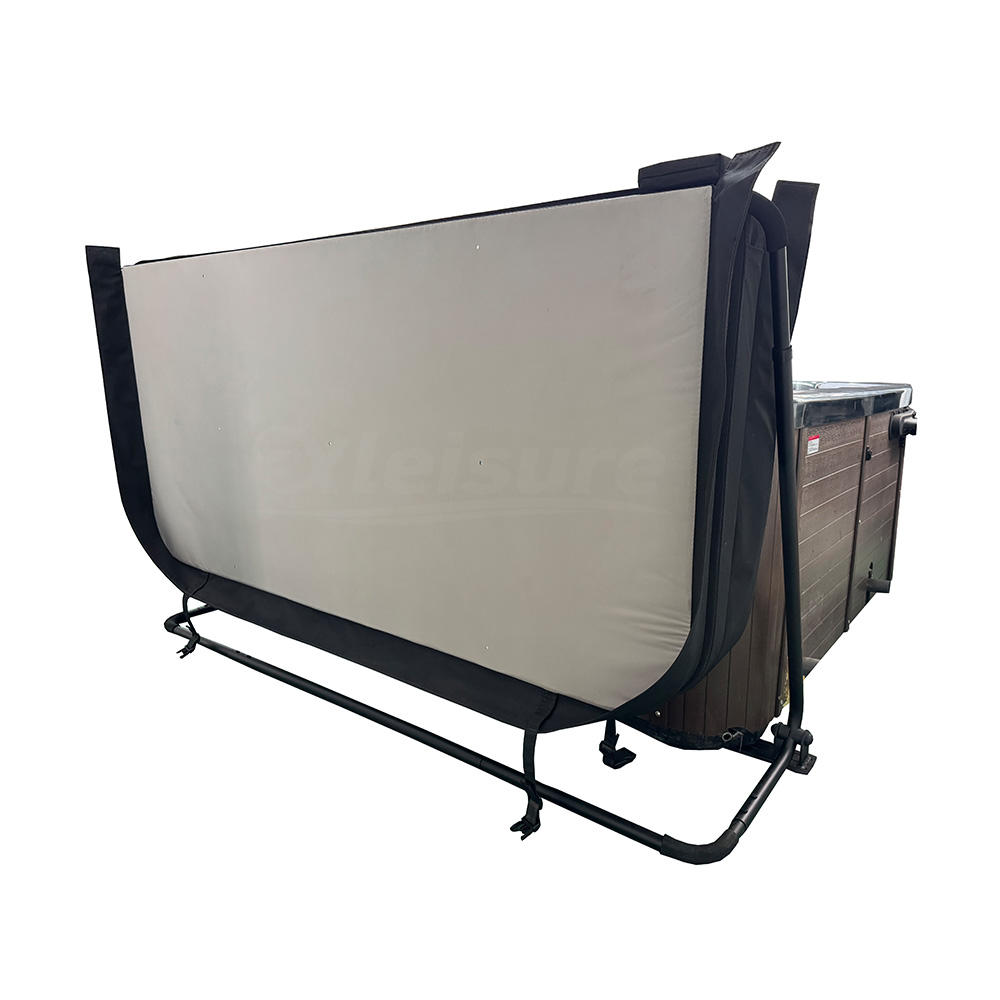 Customized European Modern Style Spa Pool Cover Lifter Newly Upgraded Eco-Friendly Waterproof Anti-Wear Heat Resistant Accessory